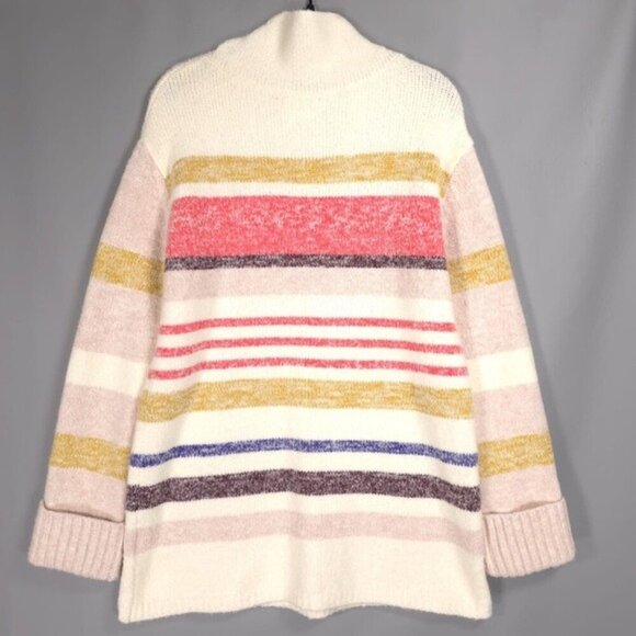 Anthropologie Elana Tunic Sweater Striped Women’s WOOL ALPACA Blend Size XS - Picture 5 of 14